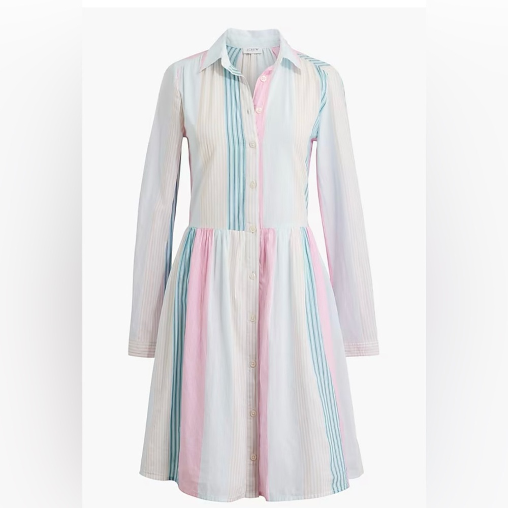J.Crew Multi Color Stripe Mini dress ☀️🌷 - Picture 4 of 12
